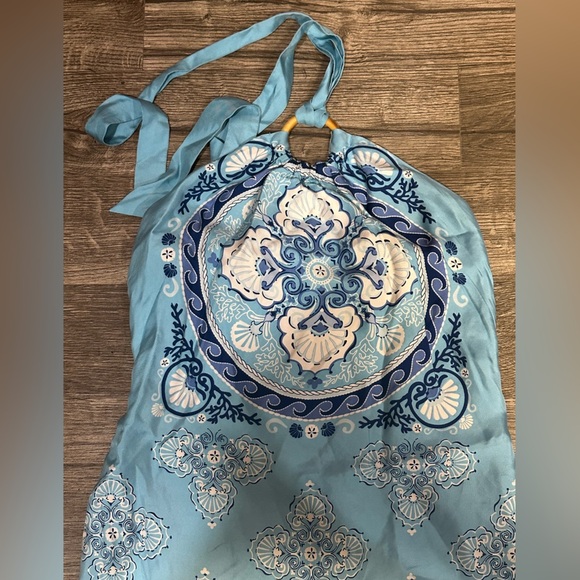 Vineyard Vines Blue and White Silk Dress - Picture 4 of 10